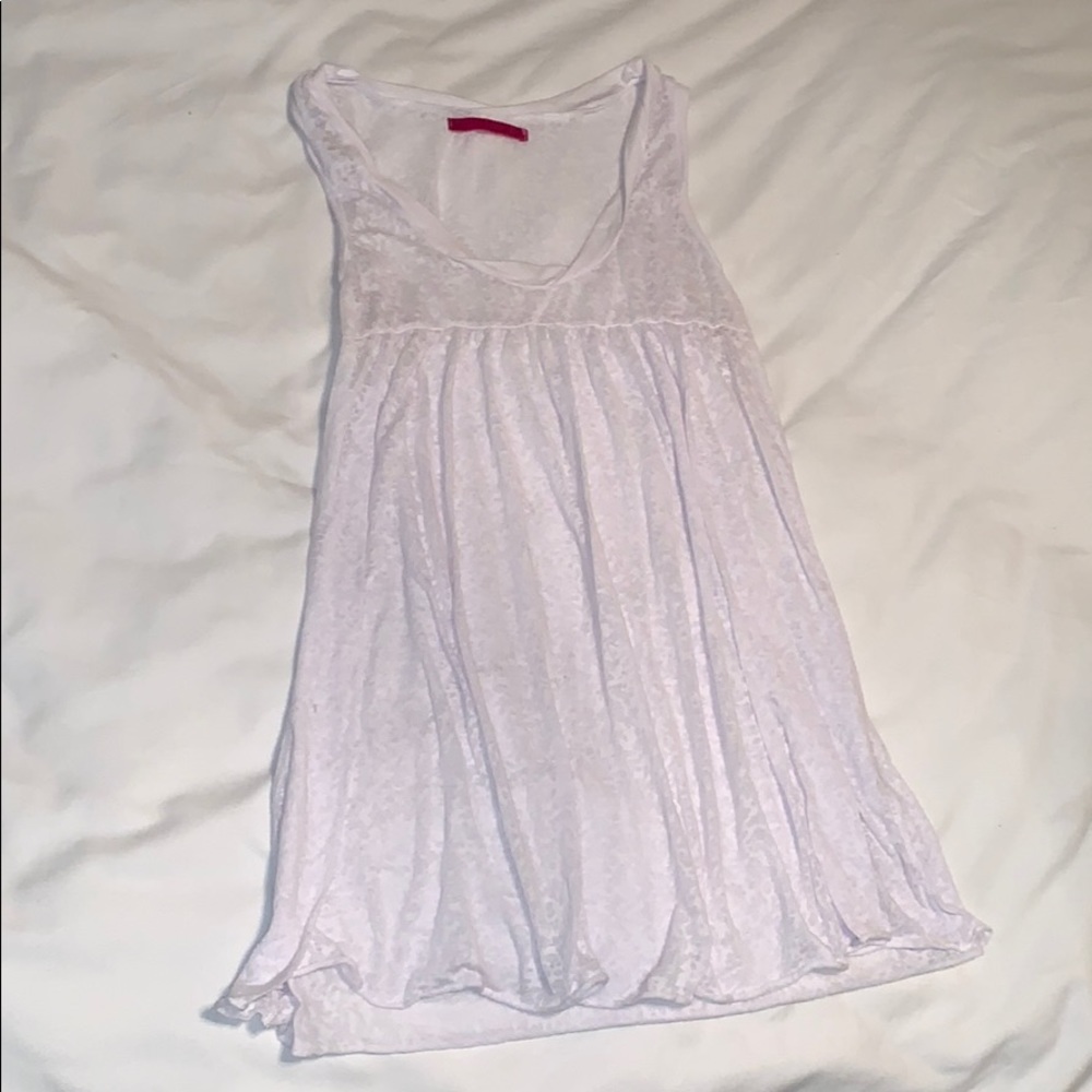 Babydoll burnout top